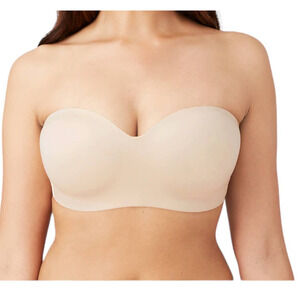 Wacoal bra 854372 Staying Power wire free strapless tan size 34C